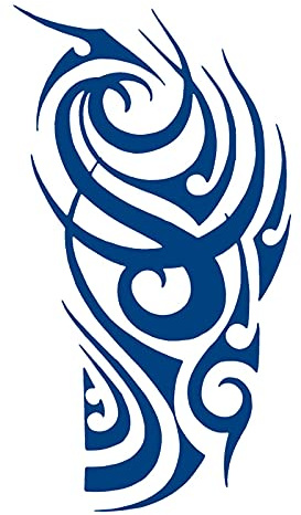 Tribal Tattoo Arm Tattoo Semi-permanentes Tattoo Fake Tattoos G202