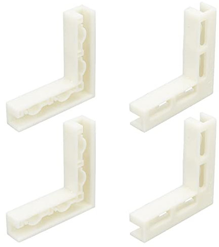 nbeads 4 Pcs Supports pour Photo Backdrop Board, Planches de Fond de Photographie Supportent Les Supports d'angle en Plastique L pour la Nourriture, Bijoux, Maquillage, Photographie de Produit