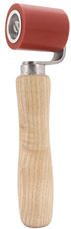 Yuhtech Rodillo de Silicona de Presion, Rojo 40mm Rodillo de Presión Manual Herramienta de Soldadura de PVC