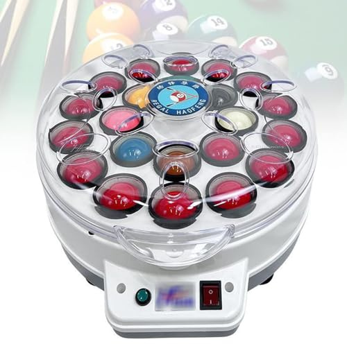 Cashwise Billardkugelreinigungsmaschine, automatische Billardkugelpolierreinigungsmaschine, 16/22 Ball Snooker Reinigung Billard Ball Reiniger für Billardkugel,22ball