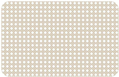 d-c-fix manteles individuales Rio Woven Cane - lavables antimanchas plastico PVC - tapetes para mesa salvamanteles bajoplatos mantelitos - 29 cm x 44 cm rectangular