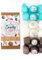 Senso Naturale Badebomben 6er-Set Duftende mit Beruhigende und Reinigende Wirkung Angereichert mit Sheabutter, Kakao, Kokosnussöl, 100% natürlich, vegan, biologisch (Kit Cioco-Latte)