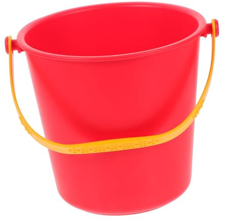 INOOMP Seau à Neige Enfants Jouets Seau De Sable Seaux De Sable De Plage Seaux De Plage De Seau Creuser des Seaux Petit Seau à Sable Jouer Aux Seaux Rouge Plastique