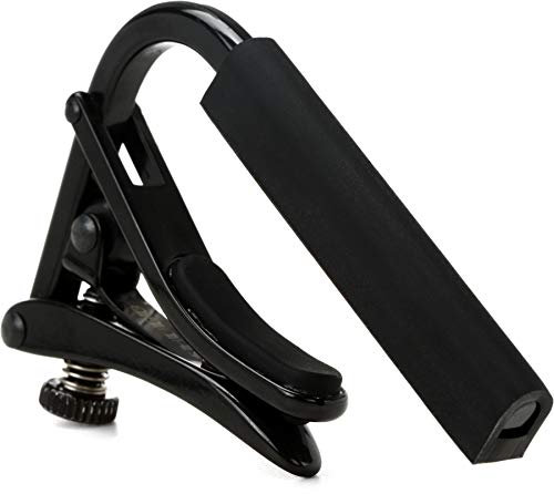 SHUBB - C2K Noir, Kapodaster für Gitarre mit Nylonsaiten, Schwarz