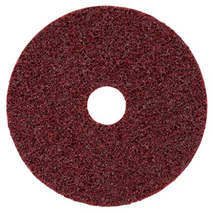 Scotch-Brite Disco acondicionador de superficie SC-DH, 115 x 22 mm, 1 orificio, A MED - Rojo, (20 unidades)