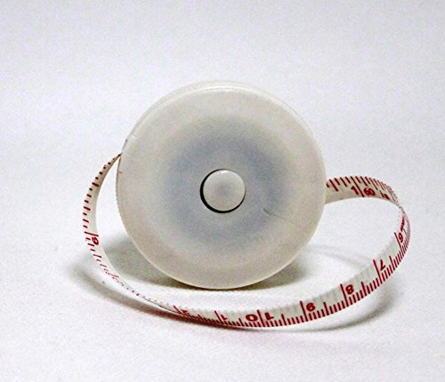 Telliswelt Metro a nastro da sarto, 150 cm, in fibra di vetro di buona qualità, rotondo, bianco