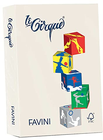 FAVINI papper lecirque a3 80 g 500 fg alfenben pastell 110