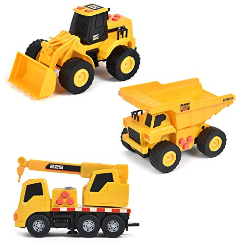Maxx Action Mini Construction Vehicles 3 Pack