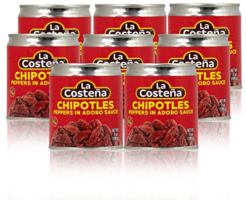 La Costena Paket Chipotle Chili hela 8 x 199 g, 1 590 ml