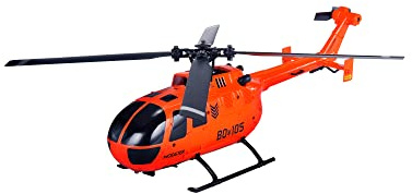 MODSTER BO-105 Flybarless RC Helicopter I Limited Edition I 256 mm I RTF RC Helicopter Including 6-Axis Flight Lens Stabilisation I Car Start/Car Landing I Remote Controlled Helicopter with Remote