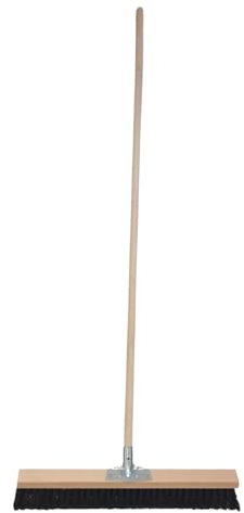 N.G. NICCOLAI SPAZZOLONE INDUSTRIALE CON O SENZA MANICO IN LEGNO - VARIE MISURE (60cm (CON MANICO))