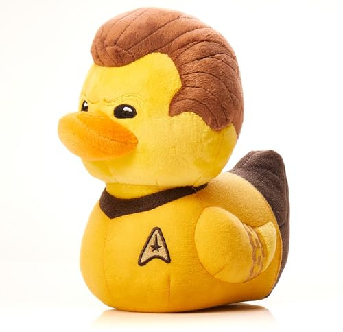 TUBBZ Plush: Star Trek - James T. Kirk Cosplaying Rubber Duck Soft Plush Collectible Toy