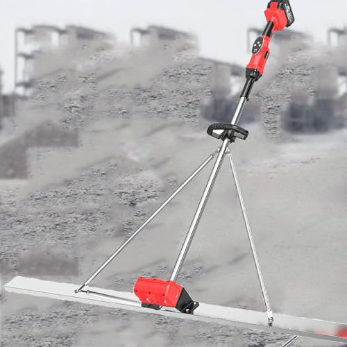 Kit Vibrant pour Chape en béton Grattoir électrique pour Chape en béton, kit Vibrant pour Chape en béton, Outil de Finition du béton, Outil de Finition du béton pour Chape à Lame de 150 cm,