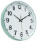 HZDHCLH Funkuhr 30 cm Großes Ziffernblatt Wanduhr Geräuschlos,Geeignet für Schule, Zuhause, Wanddekoration（Grüner Rahmen）