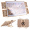 Ruication Jigsaw Puzzle Board Folding Tilting Puzzle Table Rotating Wooden Jigsaw Board Non-Slip Mat Surface for 1500 pieces 4 Sliding Drawers Storage System For Adults Kids Children Boy Girl Gift
