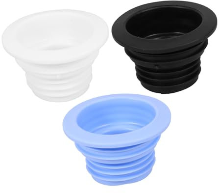 Artibetter 3stücke Ablaufschlauch Stopfen Aus Kunststoff Für Waschmaschine Abflussrohr-dichtring Abflussstopfen Für Unterlegscheibe Kanalisationsstopfen Mit Dichtung Ringe