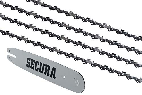 4 Chaînes + guide adapté pour Stihl 039 | 60cm 3/8 84M 1,6mm