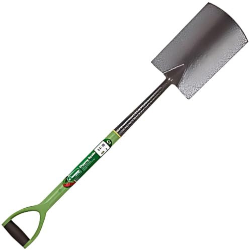 Garden Mile Outdoor Gardening Comfortable Shovel for Garden and Lawn Versatile and Lightweight Edging Border Work Gardener Hand Tools for Digging Strong Tough and Durable Metal (Border Spade)