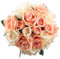 Famibay Bouquet di Rose Artificiali Bouquet Sposa Fiori Champagne Centrotavola Matrimonio