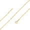 Avesano Singapurkette vergoldet 925 Silber (2 mm) goldene Damen Halskette Gold Kette (50 cm) 101086-550