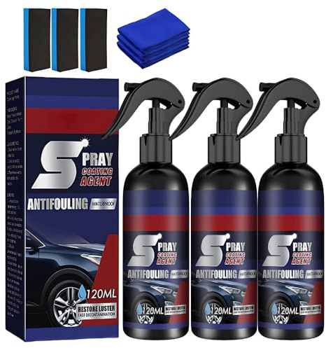 3 Pack Multi-Functional Coating Renewal Agent, 2026 Upgrade Coating Agent Spray for Vehicles, High Protection Quick Car Coating Spray, Nano Car Scratch Repair Spray Coating Agent for Automotive