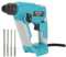 Brushless Rotary Hammer Drill for Makita 18V Battery, 2 Joule,1-1/8 Inch SDS-Plus, Cordless Heavy Duty Hammer Drill for Concrete Including 4 Drill Bits