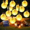 BBLTIFF Guirnaldas Luces Exterior Solar, 12M 60 LED 8 Modos Luces Solares Led Jardin, IP65 Impermeable Guirnalda Solar Exterior Para Jardines, Balcones, Fiesta (Blanco Cálido)
