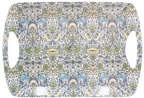 The Leonardo Collection Lodden Large Tray William Morris For Kitchen & Home | Non Slip Serving Tray For Food | Serving Platter For Lunch & Dinner | Plastic Trays For Tea & Serving Dishes