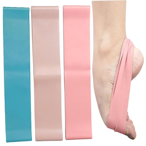 Equipo de Estiramiento de Ballet, Camilla de pie de Ballet 3 Piezas 10 lb/20 lb/30 20x2 Camilla de pie de látex Natural 3 Colores Accesorios de Repuesto portátiles para Profesionales