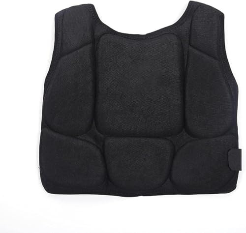 Wenxishangmao Chaleco protector de pecho de entrenamiento, absorción de golpes, chaleco de protección de boxeo, para karate, taekwondo, boxeo, artes marciales (L)