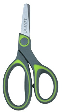 Linex Universalsax 12,5 cm, rostfritt stål, grå-grön