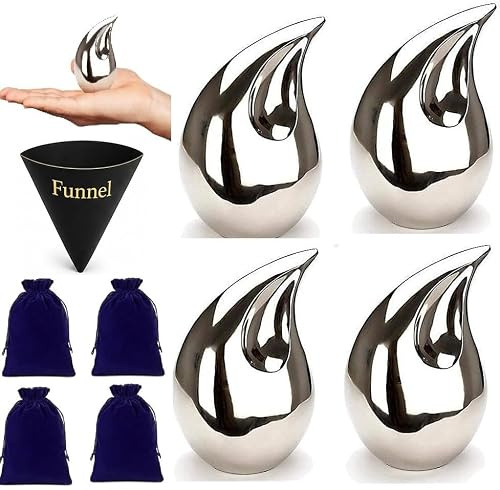 Teardrop Small Keepsake Cremation Urns for Human Ashes Adult Male Female