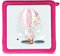 MeinBaby123® Schutzfolie kompatibel mit Toniebox | Schutzcover selbstklebend | Aufkleber passgenau I Folie Sticker I Toniebox Zubehör | Süßes Einhorn im Luftballon