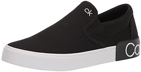 Calvin Klein Herren Ryor Sneaker, Black Canvas 962, 42 EU