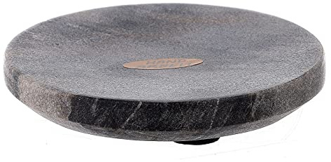 Holyart Portavelas y candeleros: Plato portavela Piedra Redondo 10 cm