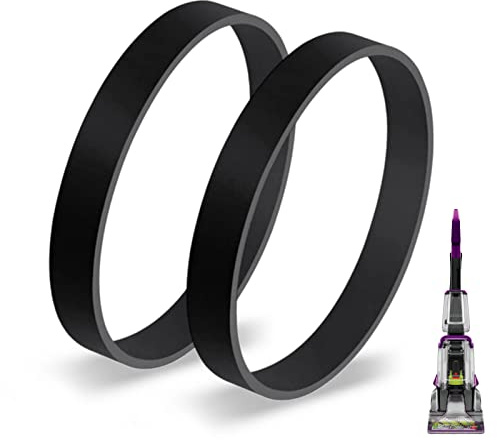 JEDELEOS Replacement Belts for Bissell 2910 2987 2806 PowerForce and TurboClean PowerBrush Lightweight Pet Carpet Cleaner, Flat Pump Belt Replace Part 1606428 (Pack of 2)