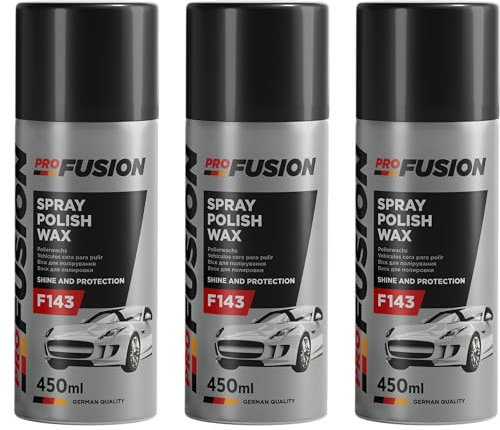 ProFusion Cera Rápida en Spray para Coches Carnauba - Brillo y Protección - Abrillantador Coche - F143 Polish Wax 450 ml (3)