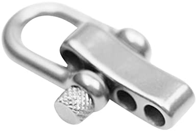 Adjustable Stainless Steel U-Shaped Shackle Buckle for Paracord Bracelet