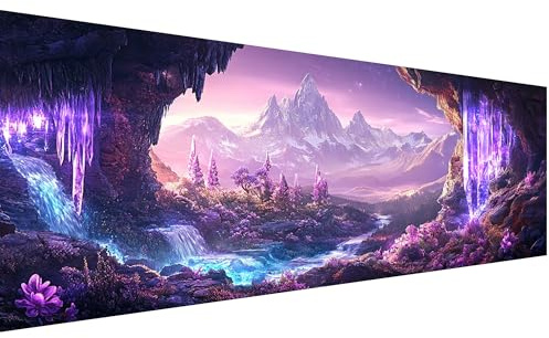 MOMAKA 5D Groß Diamond Painting Kits Kristall, DIY Diamant Malerei Full Drill Set Landschaft, Runde Diamant Arts Craft Cross Stickerei Malerei Kits für die Home Wanddekoration 30x80 cm