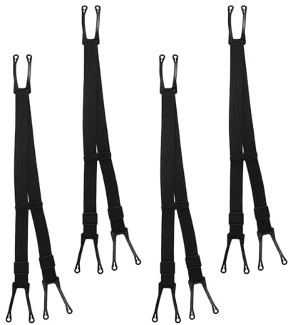 YARNOW Tirantes Ajustables de Hockey sobre Hielo para Adultos Cinturones Elásticos Antideslizantes para Pantalones de Protección Tirantes de Tracción Profesionales Talla XL Equipo de