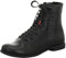 THINK! Damen AGRAT chromfrei gegerbte nachhaltige Stiefelette, 0000 SCHWARZ, 39.5 EU
