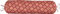 Pip Studio Nackenrolle Poppy Stitch | rot - 22 x 70