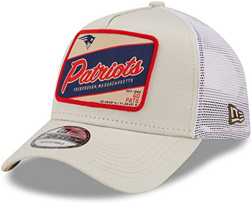 New Era A-Frame Trucker Cap - New England Patriots Stone