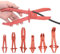 Pixaro 6pcs Hose Clamp Pliers Set, Straight & 90° Angled, Brake Hose Clamp, Fuel Line, Radiator Coolant, Hose Clip Pliers