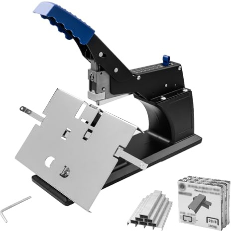 Desktop Saddle Stapler for Booklets,Heavy Duty Long Reach Stapler with 3000 23/6 Staples,Flat and Saddle Fast Switch System,Max Stapling 60 Sheets