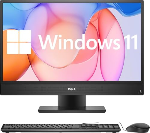 Dell OptiPlex 5260 All in One Computer Desktop PC, 21.5in AIO FHD(1920x1080), Core i5-8500, 16GB RAM, 512GB SSD, No DVD, QWERTY Keyboard, Win11 Pro (Refurbished)