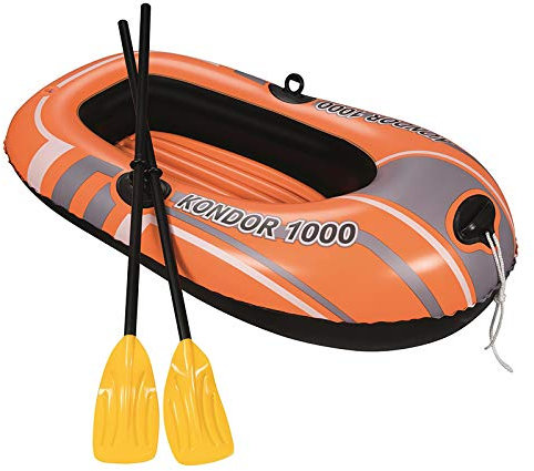 Bestway 61078EU - Boot Set Hydro Force Raft Schlauchboot für 1 Person, maximal 80 kg, circa 153 x 97 cm