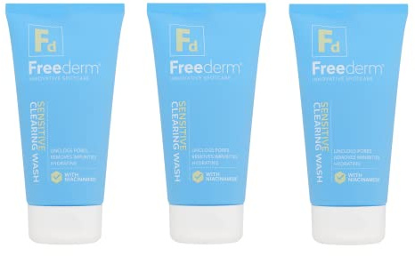 3 x Freederm Sensitive Facial Wash 150ml