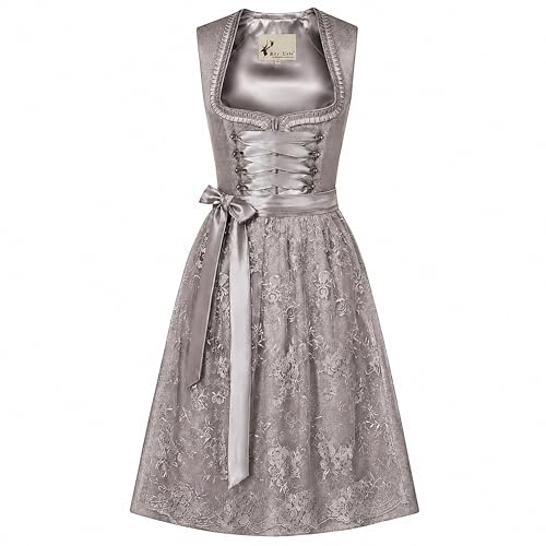 Alte Liebe 2pcs Oktoberfest Dress Women's German Dirndl Dress A341 /40 Grey