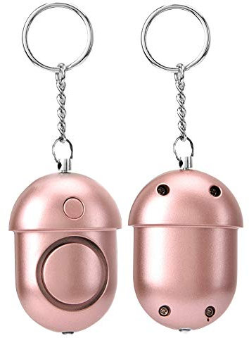 Sonew Safety Personal Alarm Keychain, 130dB Sicherheitsalarm Keychain Emergency Survival Sirene mit LED Licht für Frauen, Kinder und Älteste